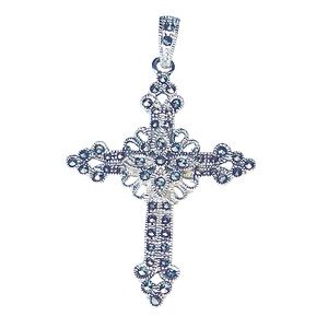 VTG Sterling Silver 925 Cross Pendant